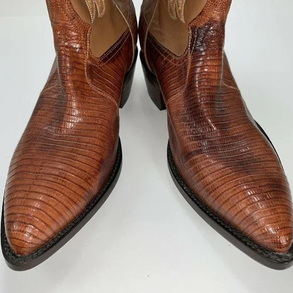Cowtown Lizard Western Boots Women’s Size 10.5 D - Picture 6 of 10